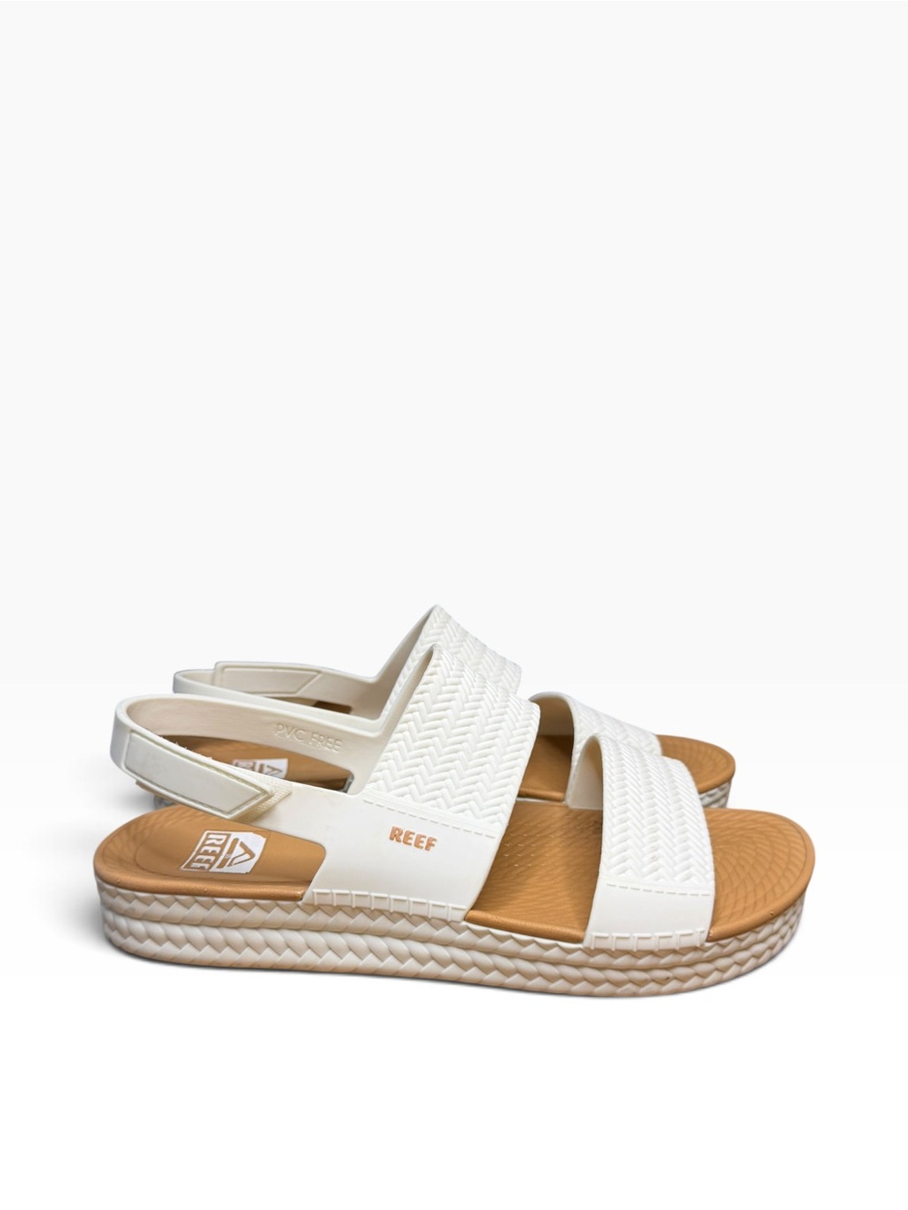 Reef Water Vista White Women's Water-Friendly Sandals Size 8 PCV Free